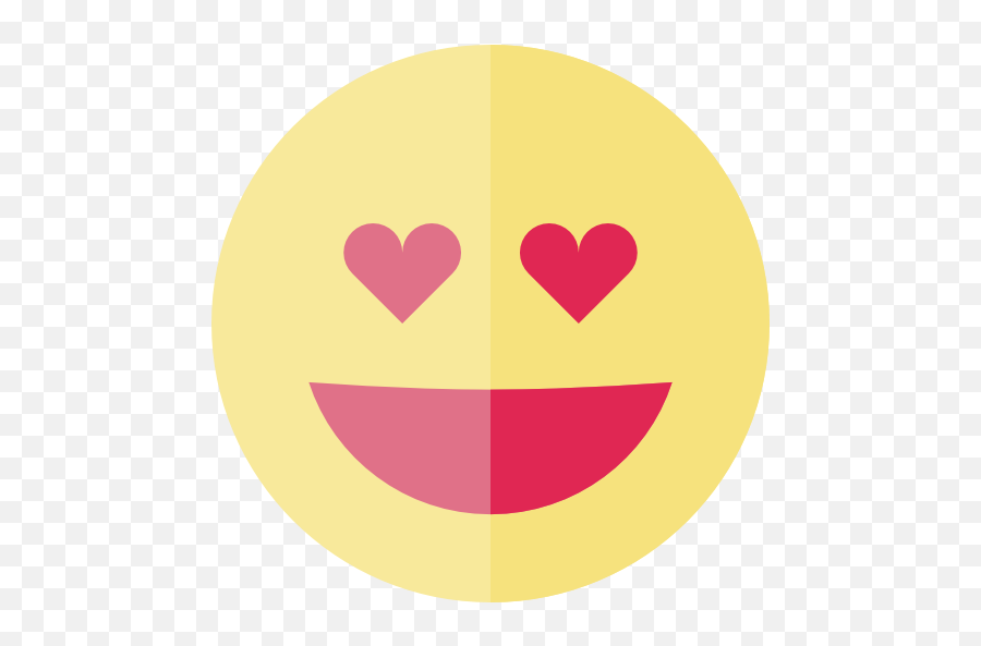 In Love Feelings Smileys Emoticons Emoji Icon - Love Emoticon Png Vector,In Love Emoji