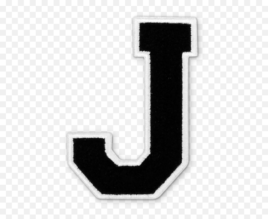 Varsity Letter J - Black Dot Emoji,Fotos De Emoticons Comendo Hamburgue