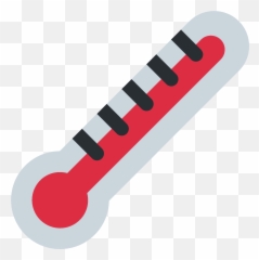 Thermometer Emoji - Termometro Emoji,Thermometer Emoji