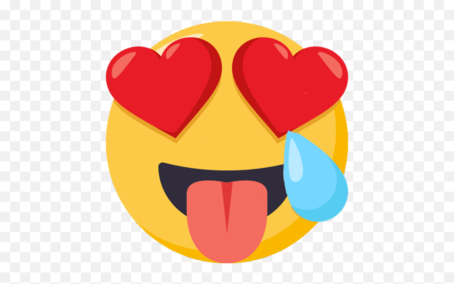 Demoji - Emoji Smiley Face With Heart Eyes,Redhead Emoji