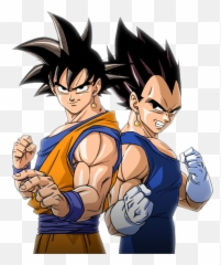 Fight Goku And Vegeta Or Superman - Imagem Dragon Ball Z Em Png Emoji,Vegeta Shot Through Heart With Heart Emojis