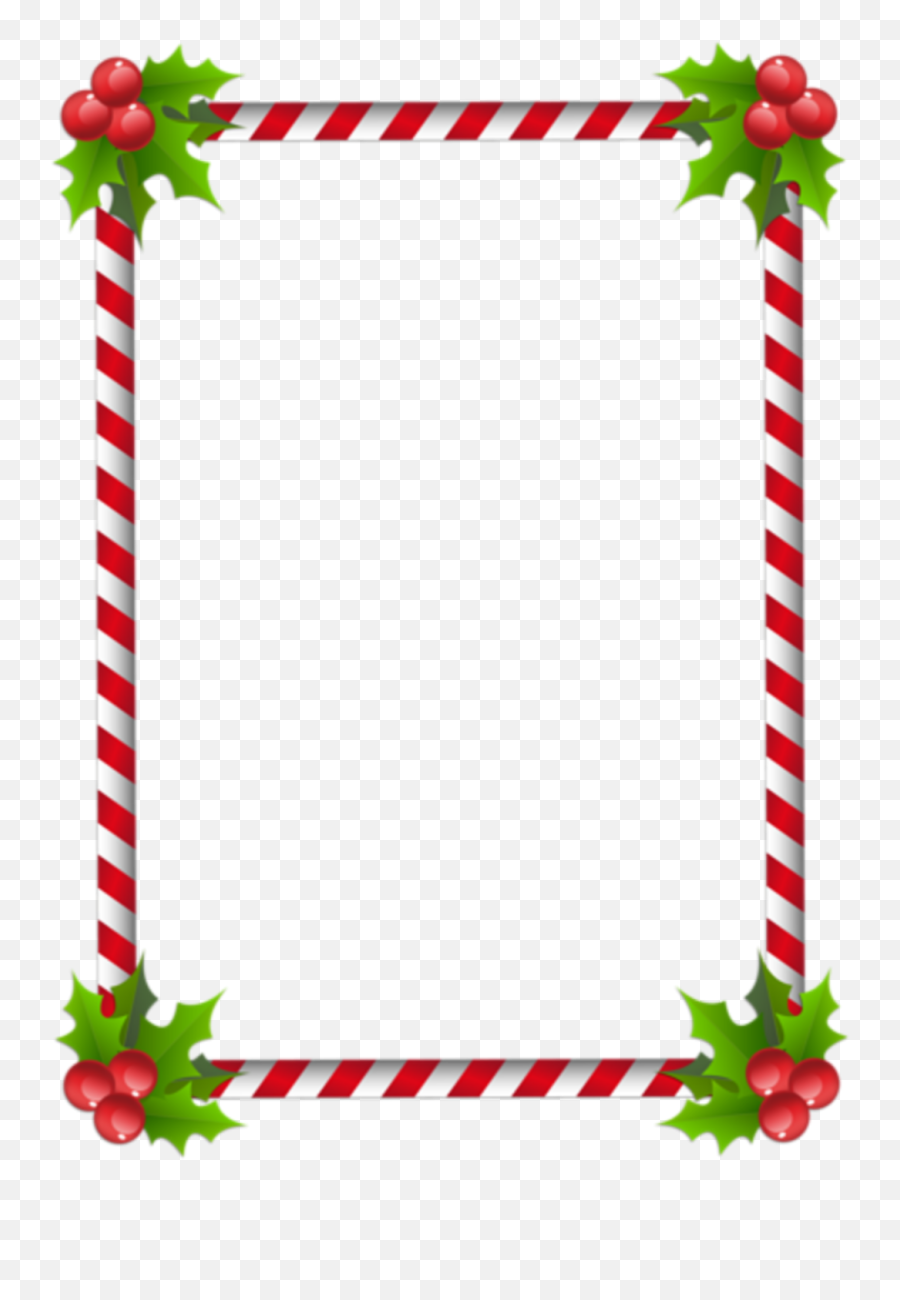 Marco Navideño Navidad Sticker - Transparent Background Clipart Transparent Background Christmas Border Emoji,Emojis Navidenos