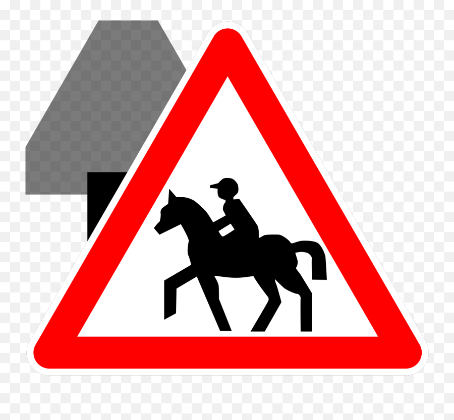 Running Horse Png Svg Clip Art For Web - Download Clip Art Traffic Sign Emoji,Roger Federer Emoji Shirt