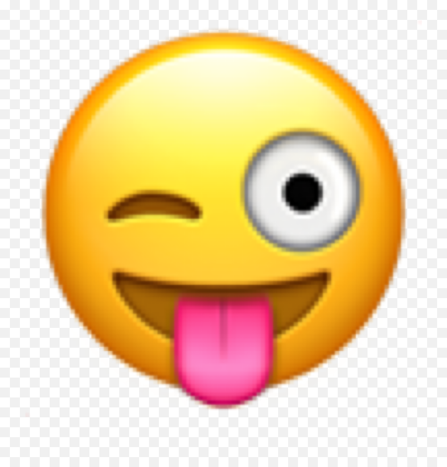 Smiling Face With - Tongue Out Emoji,Eye Emojis Iphone