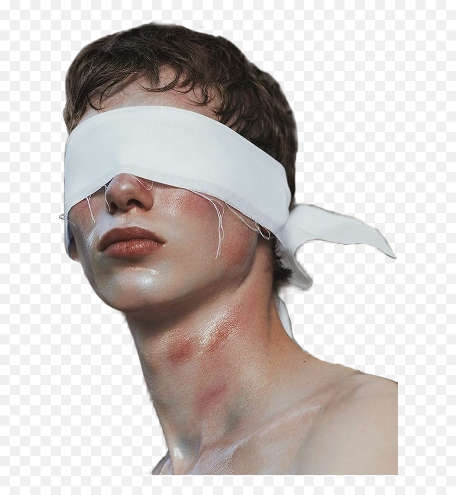 Blindfold Cutout Boy Sticker - Blindfold Photography Emoji,Blindfold Emoji