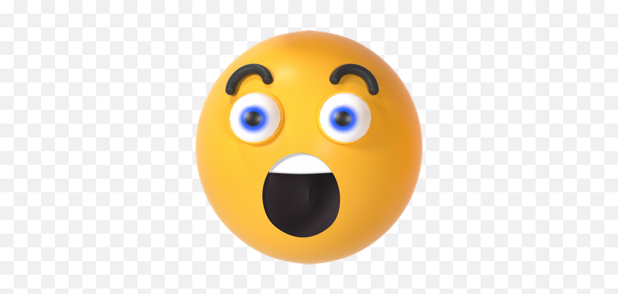 Premium Confused Emoji 3d Illustration Download In Png Obj - Happy,Robot Emoticon Surprise
