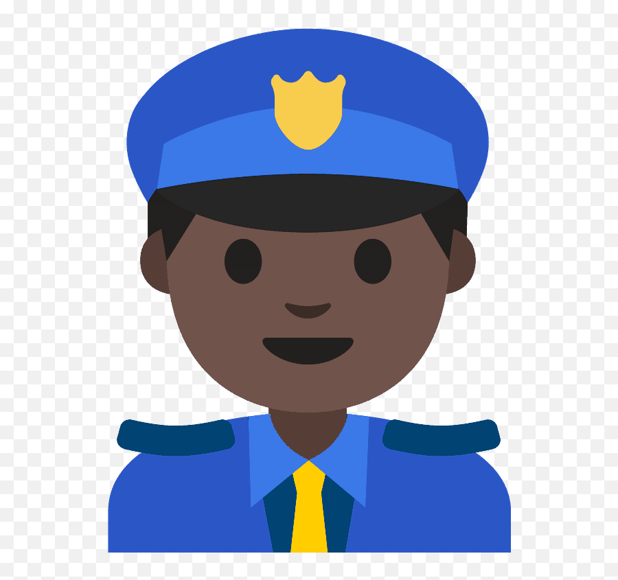 Man Police Officer Emoji Clipart - Police Emoji Transparent Background,Police Emojis