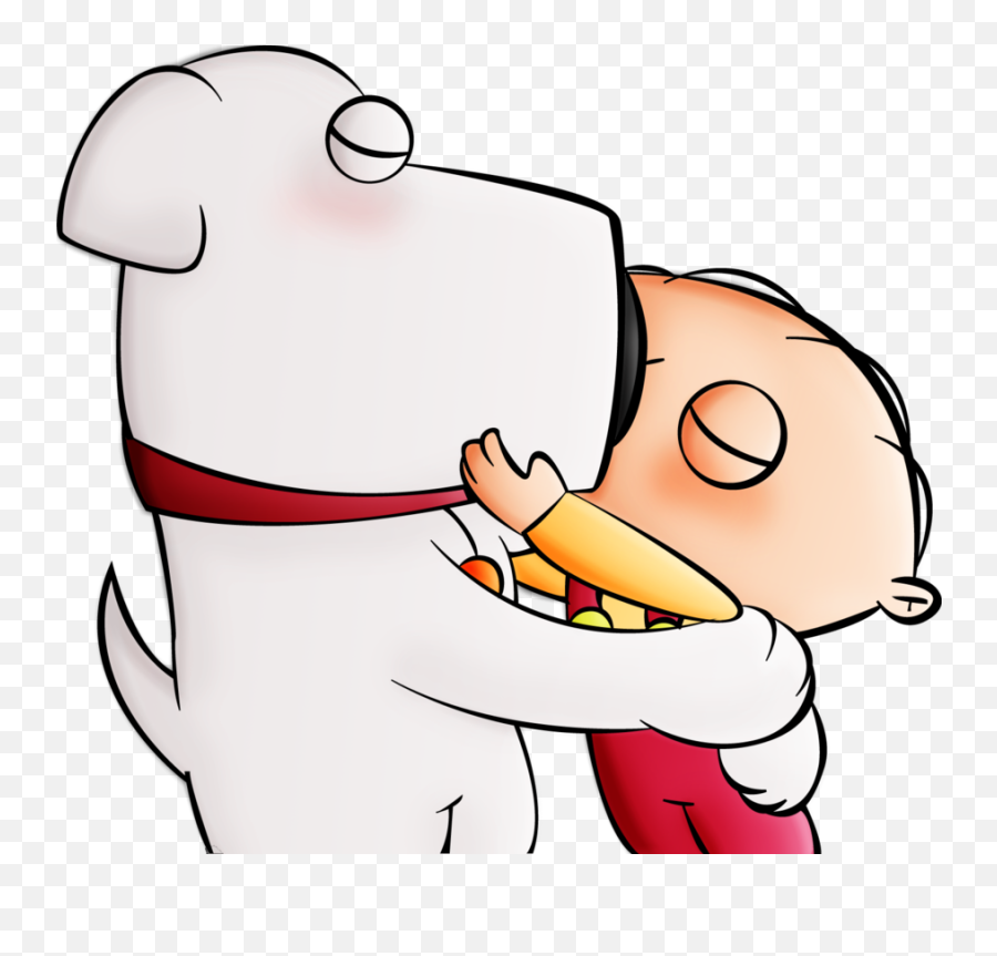 Just A Kiss By Romanticstyle - D3gajwy Brian Griffin X Family Guy Stewie X Brian Emoji,Couple Kissing Emoji