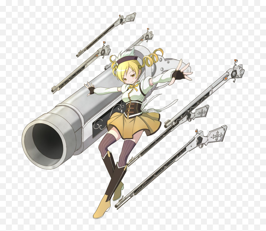 Tomoe Mami Shoujo Madoka Magica - Mami Tomoe Gun Emoji,Tiro Finale Emoticon