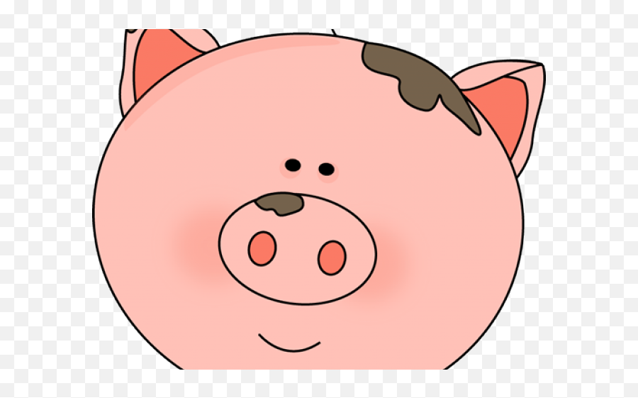 Pig Face Cartoon Png Transparent - Cartoon Pig Png Transparent Emoji,Flying Pig Emoji