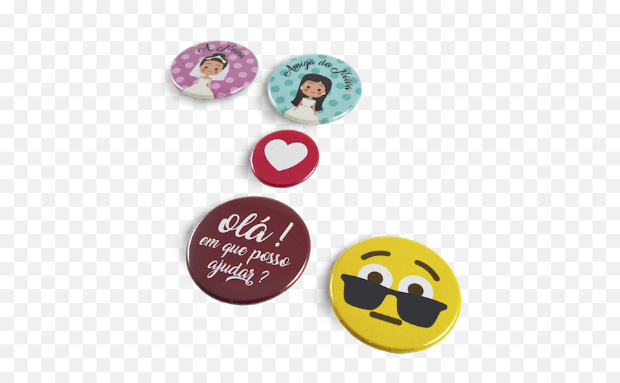 Button Badges - Happy Emoji,Heavy Metal Emoticon
