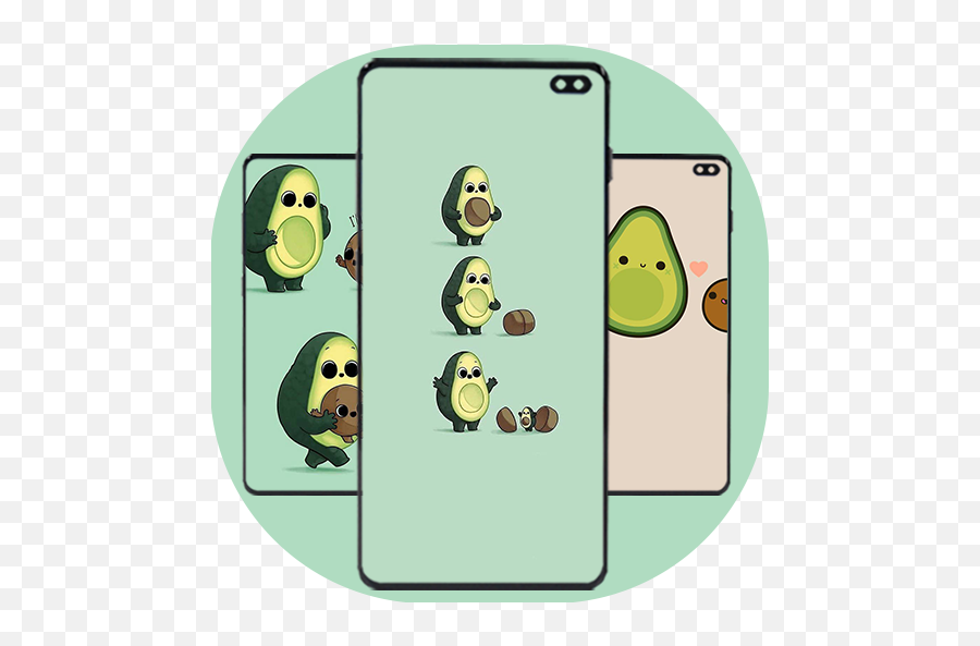 Cute Avocado Wallpapers U2013 Apps On Google Play Emoji,Fondos De Pantalla Para Emojis