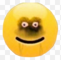 Cursed Emoji Memes Meme Sticker - Cursed Smiling Emoji,Cursed Emoji Meme