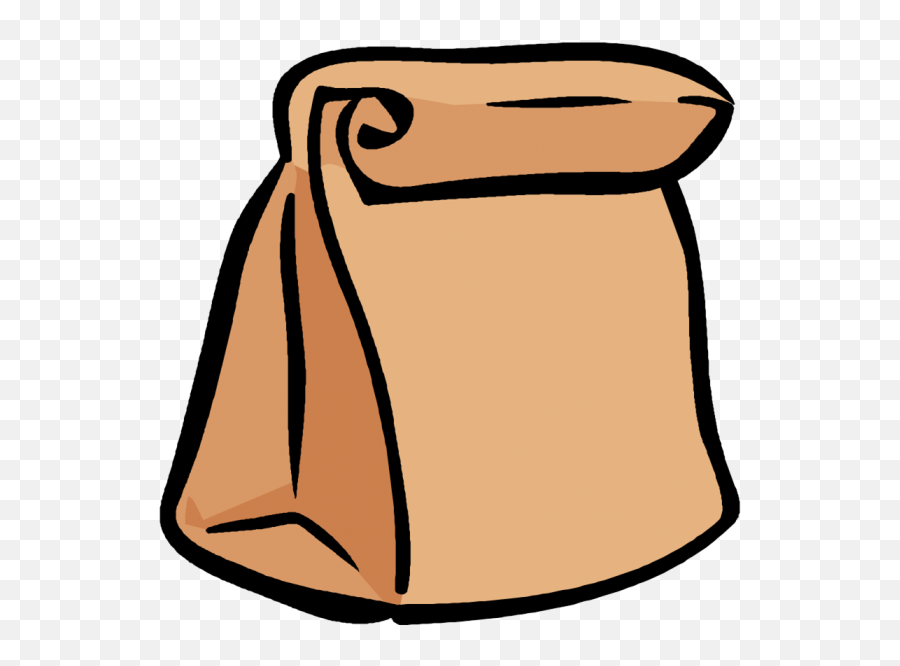 Lunch Bag Clip Art Lunch Bag Image - Clipartix Emoji,Emoji Lunch Bag With Strap