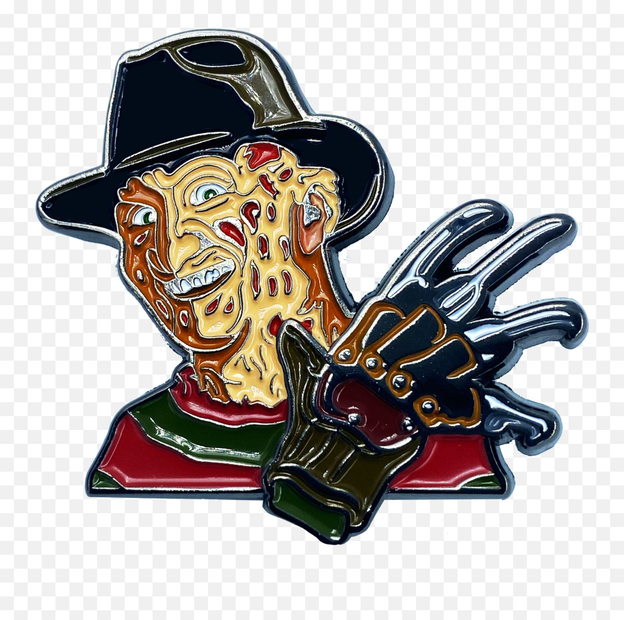 Cl2 - 02 Nightmare On Elm Street Freddy Krueger Pin With Double Pin Back And Spring Loaded Clasps Emoji,Fidget Spinners Emoji 14701