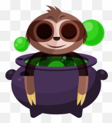 Cauldron Stickers - Free Miscellaneous Stickers Emoji,Emojis Animated Sloth