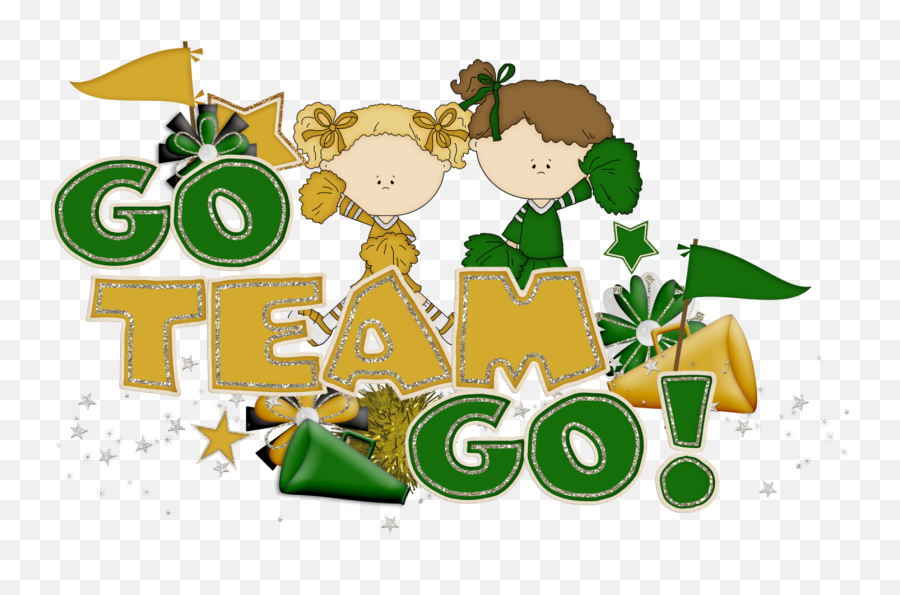 The Go Team Cheerleading Clip Art - Cheer Png Download Emoji,Cheer Emojis