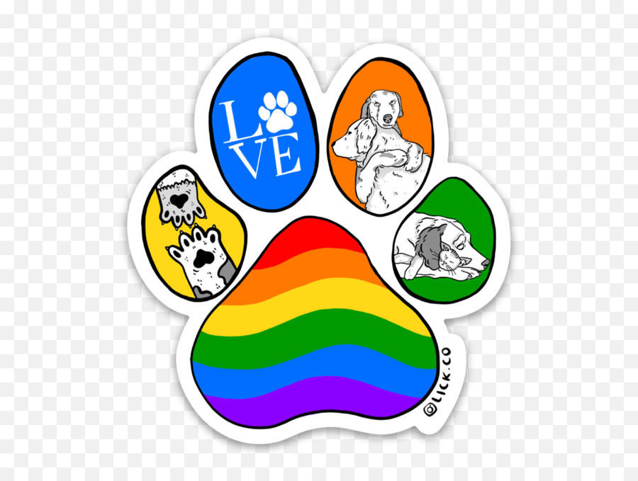 Pride Paw Stickers 1 Pc Emoji,Powerpoint Emojis Horse