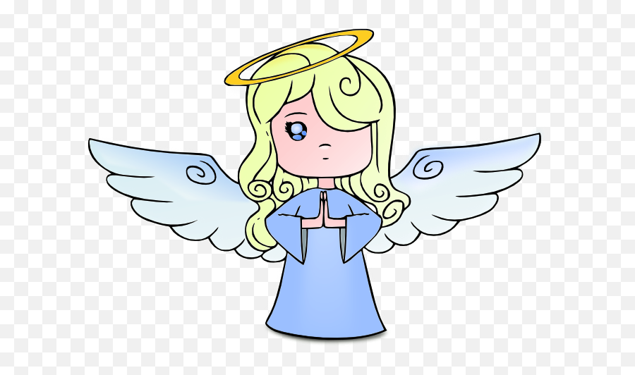 Guardian Angel Black And White Clipart Clipart Kid - Clipartix Clip Art Blue Angel Emoji,Guardian Angel Emoji