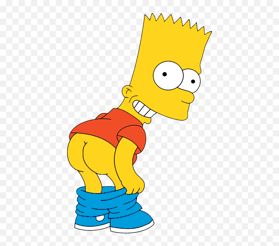 Barts Butt 5 - Simpson Family Emoji,Butt Emoji Png