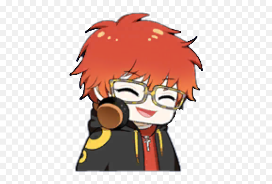 Mysticmessenger Luciel 707 Sticker - 707 Mystic Messenger Emoji,Mystic Messenger 707 Emoji Gif