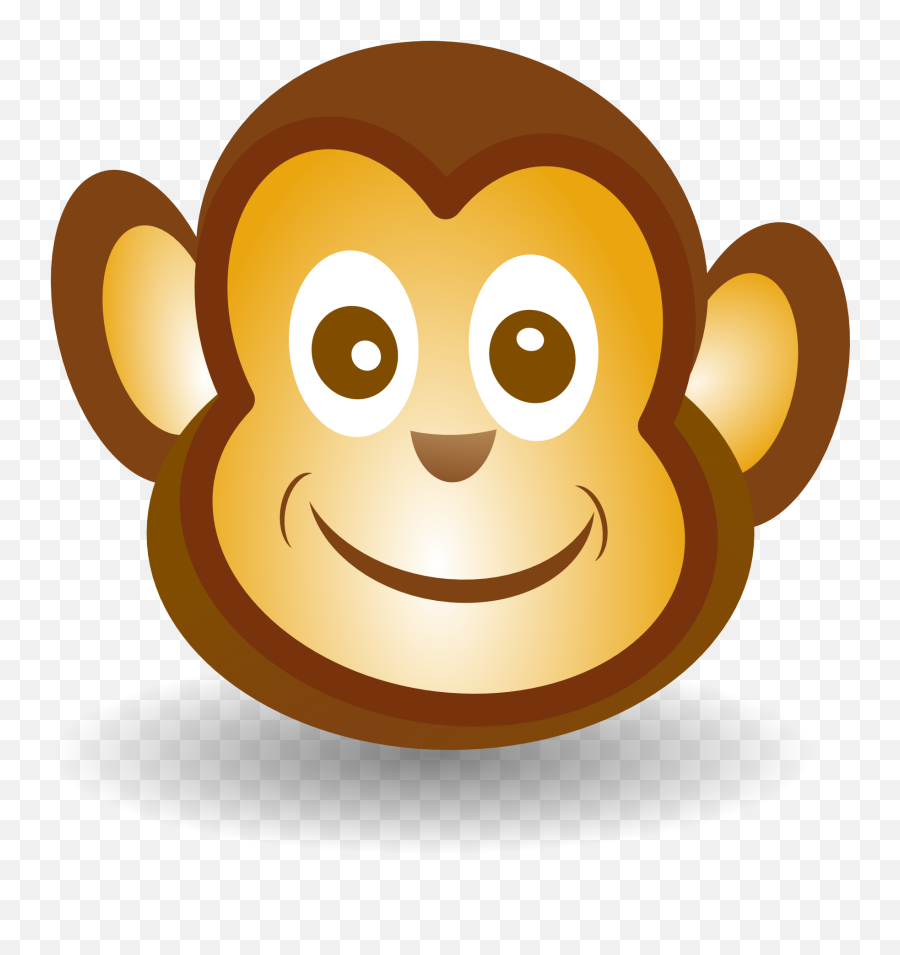 Download Vector - Monkey Face Logo Template Vectorpicker April Fools Quotes Funny Emoji,Monkey Emojis