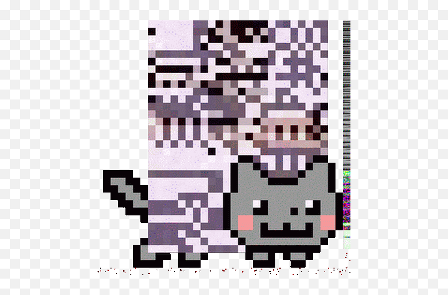 Minecraft Stone Pixel Art Grid 1 - Nyan Cat Emoji,Emoji Pixel Art Grid