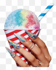 The Most Edited - Gel Nails Emoji,Snow Cone Emoji