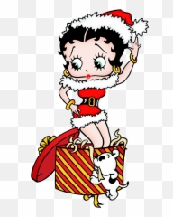 Betty Boop - Christmas Cartoon Betty Boop Emoji,Emoji Cardboard Cutouts