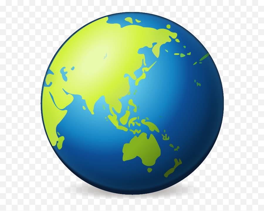 Download Earth Globe Asia Emoji Image - Transparent Earth Emoji,Earth Emoji