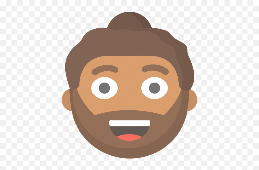 Beard Bun Dude Guy Hipster Man - Man With Bun Emoji,Bun Emoji