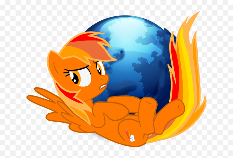 Download Firefox Icon - Mlp Fire Fox Png Image With No Fictional Character Emoji,Fox Emoji Transparent