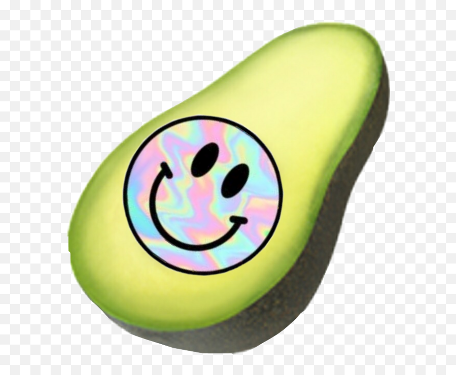 Avocado Sticker - Happy Emoji,Avocado Emoticon