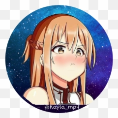 Asuna From The Recent Sao Movie - Cute Asuna Emoji,Asuna Emoji - Free ...