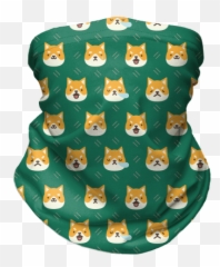 Funny Dog Neck Gaiters Lookhuman - Cat Apparel Emoji,Shibe Emoji