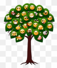 Tree Structure Smiley Emoticon Feelings - Emotional Wellness Clipart Emoji,Plant Emoticon