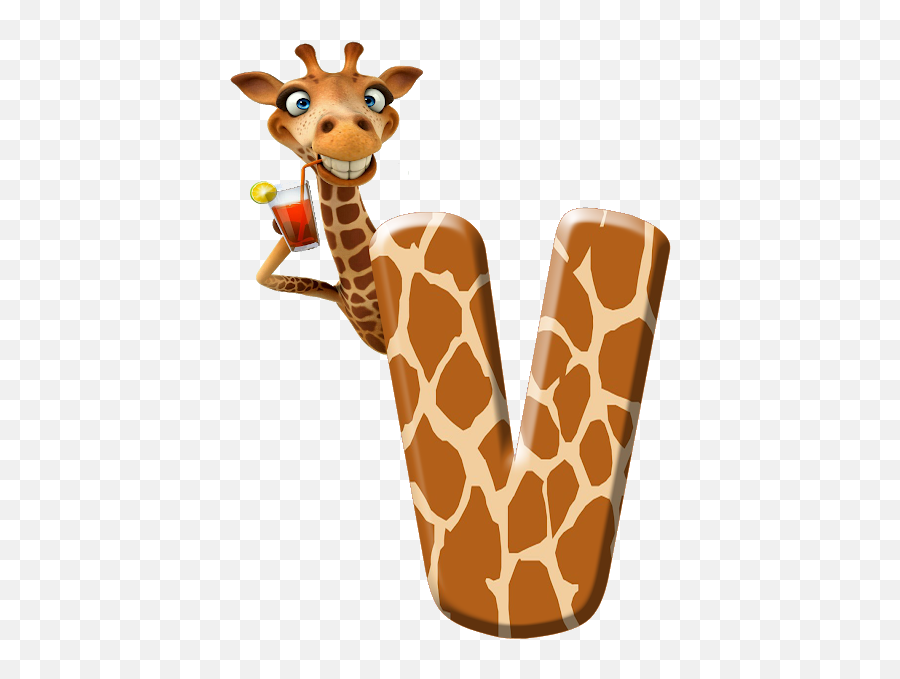 Giraffe Cute Animals Jungle Birds - Alfabeto Da Girafa Gif Emoji,Giraffe Emoji