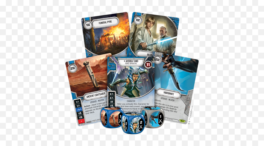 Allies Of The Force - Fantasy Flight Games Star Wars Destiny Ahsoka Deck Emoji,Star Wars Can The Force Change Someones Emotions