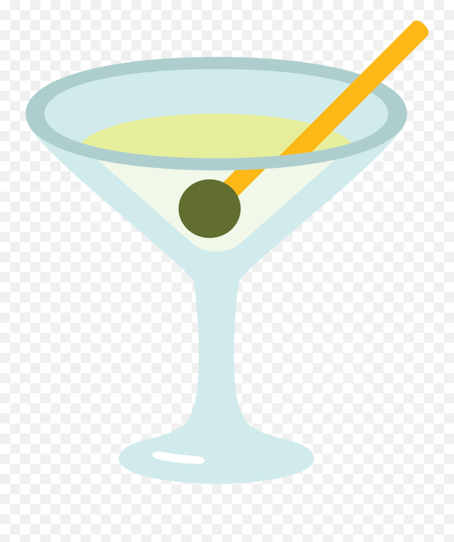 Cocktail Glass Emoji - Cocktail Glass,Drink Emoji