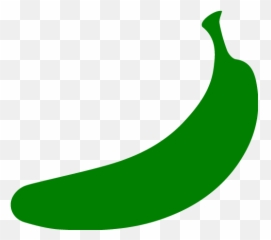 Green Banana 2 Icon - Free Green Fruit Icons Green Banana Clipart Png Emoji,Banana Emoticon Gif