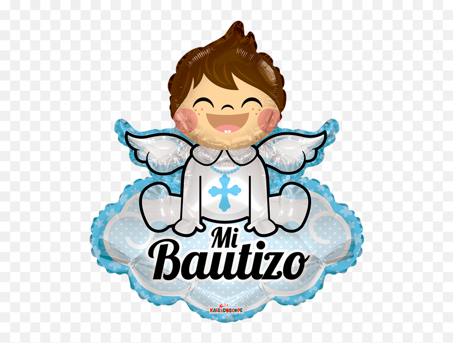 Globilandia - Catalogo De Globos Felicidades Religiosos Mi Bautizo Clipart Transparent Emoji,Emojis De Angelito