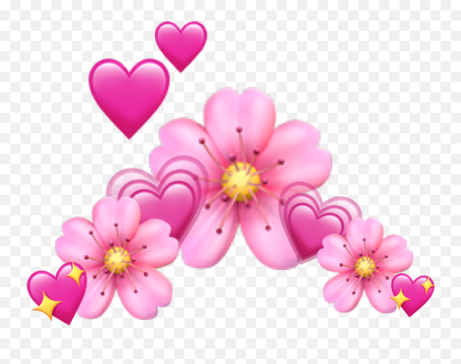 Emoji - Girly,Pink Flower Emoji