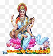 Full Hd Saraswathi Devi Transparent Png - Jai Saraswati Mata Emoji,Saraswati Emoji
