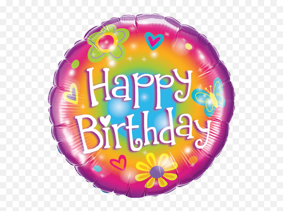 18 Birthday Bright Qualatex Foil Balloon U2014 Edu0027s Party Pieces - Birthday Emoji,Sparkler Emoji