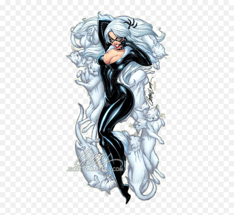 J - Black Cat J Scott Campbell Art Emoji,Pink Emotion Ico Deviantart