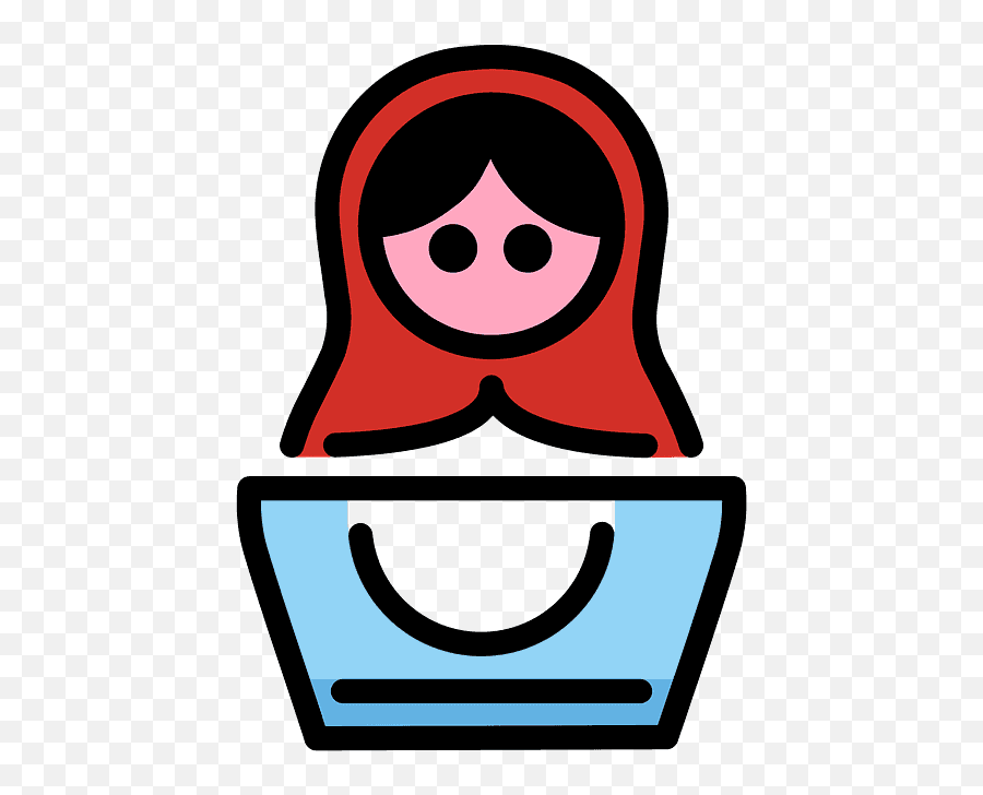 Nesting Dolls Emoji Clipart - Nesting Doll Emoji,Emoji Pinata