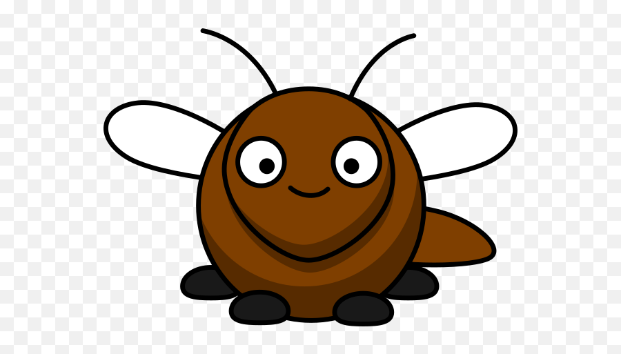 Thrip Round Cartoon Clip Art At Clker - Happy Emoji,Housefly Emoticon