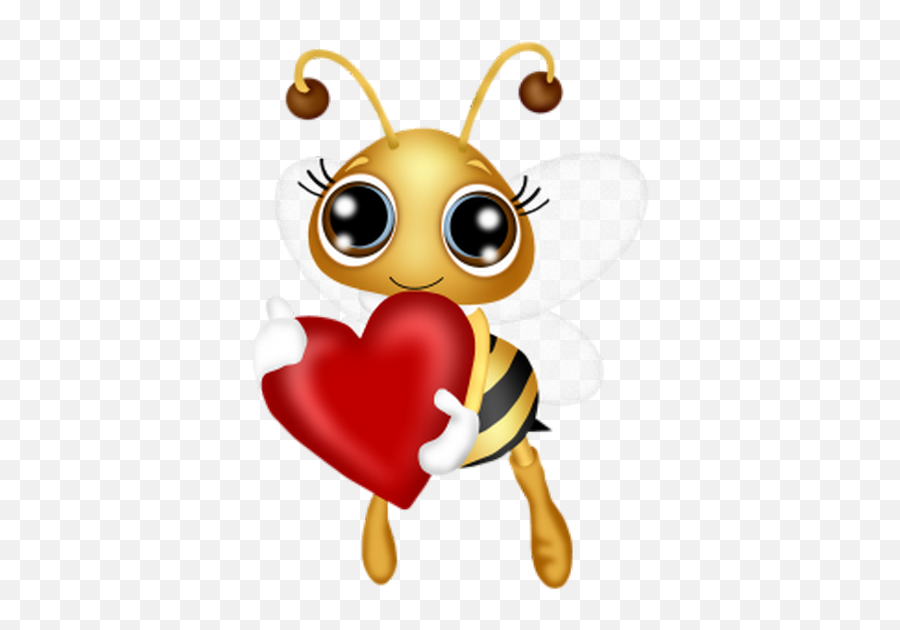 Smiley Emoji Emoticons Emojis - Bee With Heart Clipart,Dirty Honey Bee Emojis