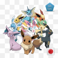 All Eevees Event Pokemon - Even Pokemon Emoji,Eevee Emotions List