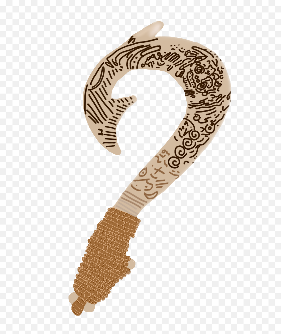 Moanamauihook Sticker - Maui Fishhook Emoji,Maui From Moana Emoji